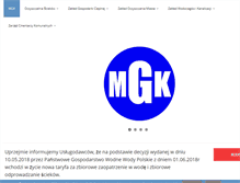 Tablet Screenshot of mgk.olesnica.pl